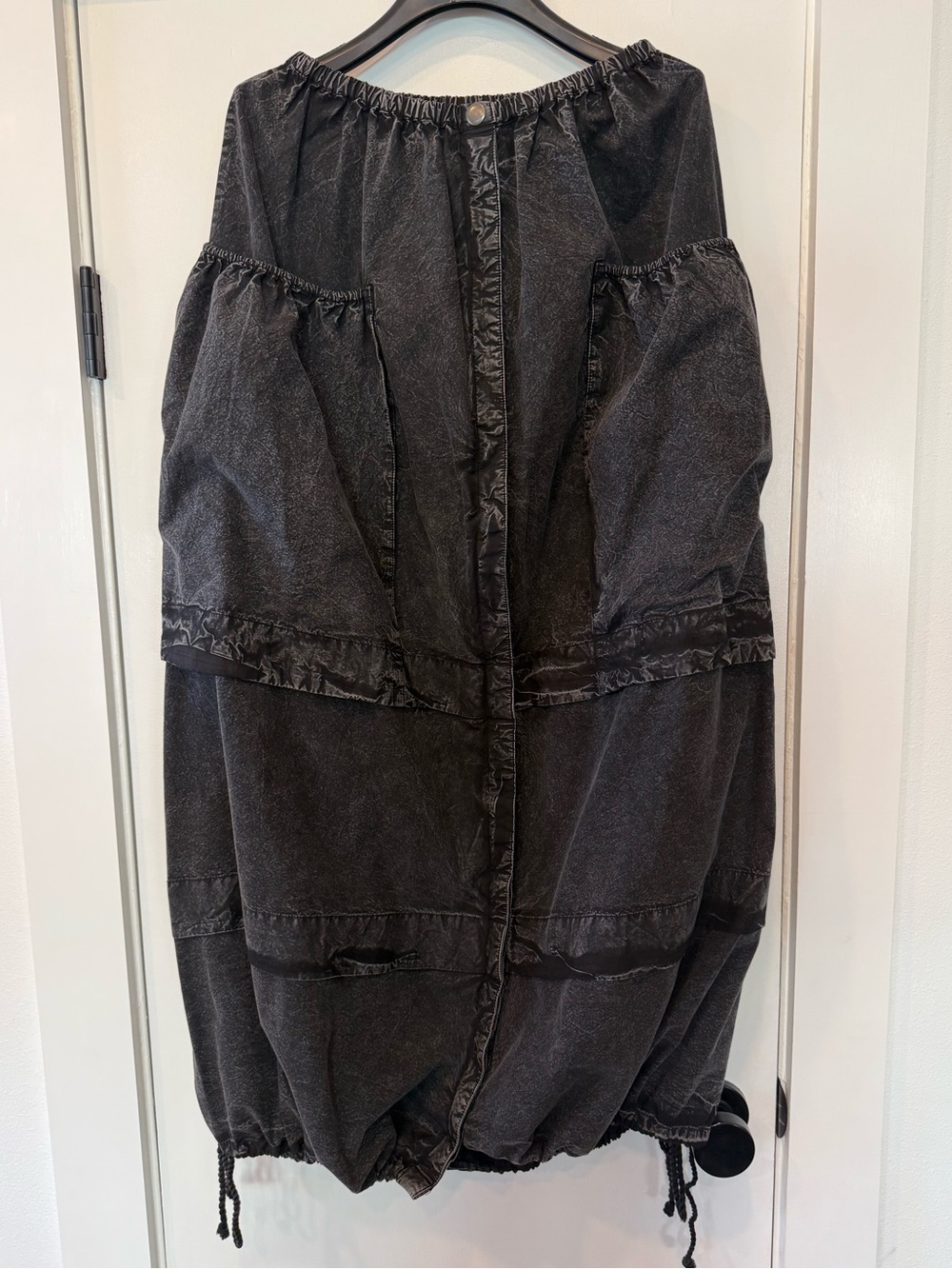 FREE PEOPLE Eloise Black Women's Parachute Maxi Skirt, XS (Will fit Small/Med) - Picture 10 of 15